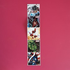STICKERS: 5 Marvel avengers hulk iron Stickers, 2.5" x 2.5" each, Party Favors