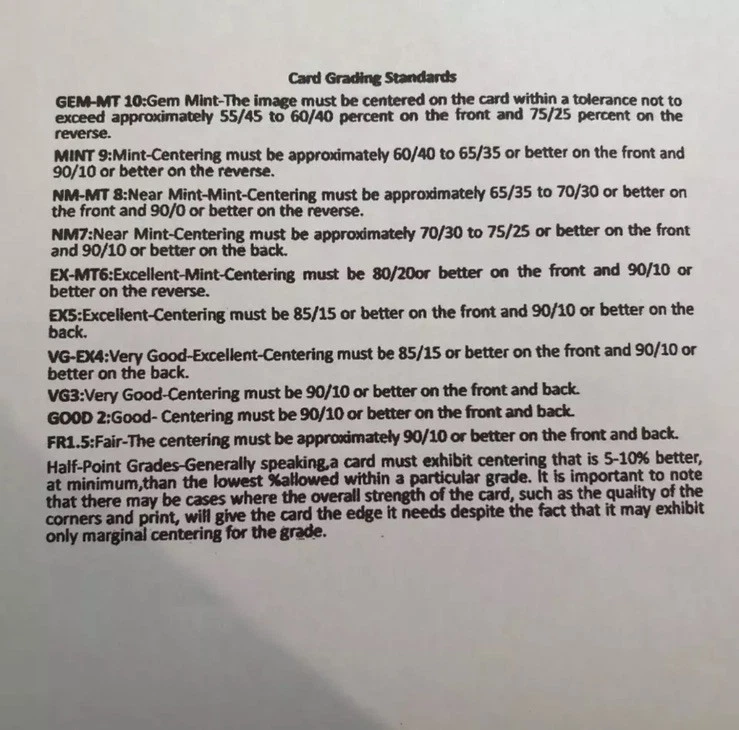 TCG Card Grading Centering Tool Pokémon, Sports, Disney, YuGiOh PSA Center Grade - Image 3 of 3