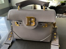 Balmain B-Buzz Leather Crossbody Shoulder Bag