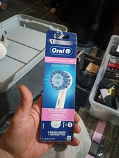 Oral-B Sensitive Gum Care Replacement Electric Brush Heads 3 Pack Soft
