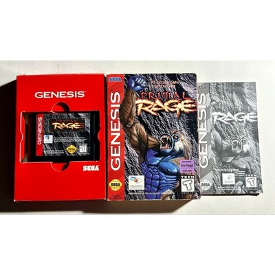 Primal Rage Genesis)Works Authentic Complete CIB 