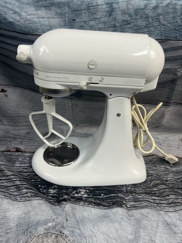 Kitchenaid White Stand Mixer~KSM100PSWW Ultra Power~300-Watt 4-1/2-Quart - Picture 7 of 9
