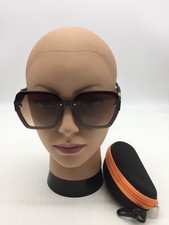 Gucci Women's Brown Frame Designer Sunglasses 62-13-140 Brown Lenses