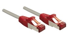 Lindy Rj45/Rj45 Cat6 0.5m networking cable Grey S/FTP S-STP 