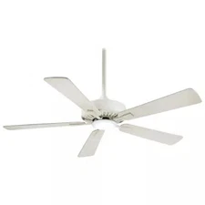 MinkaAire F556L-BWH 52" 5 Blade Indoor Ceiling Fan with Integrated LED Light and