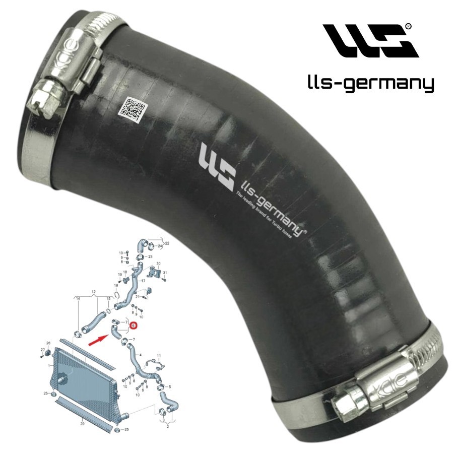 Pressure Hose For VW Beetle Cabriolet Tiguan Touran 1.4 TSI 1K0145828C