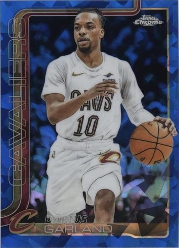 Darius Garland 2025-26 Topps Chrome Orange Geometric Refractor 17