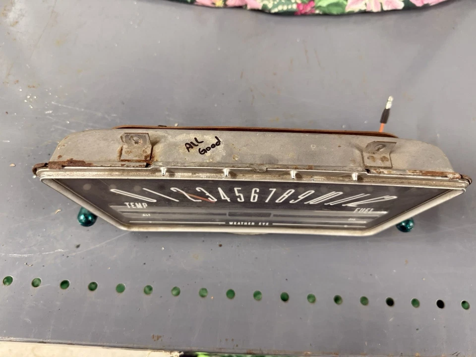 Cuadro de instrumentos clásico 63 64 AMC Rambler Rebel Ambassador Speedo 1963 1964 2 Foto 2 de 3