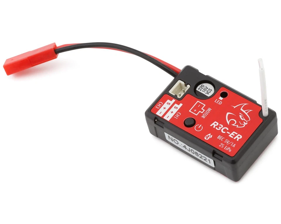 Redcat R3C 4-Channel Transmitter & R3C-ER 2-in-1 ESC/Receiver Unit [RER28451] - Image 2 of 2