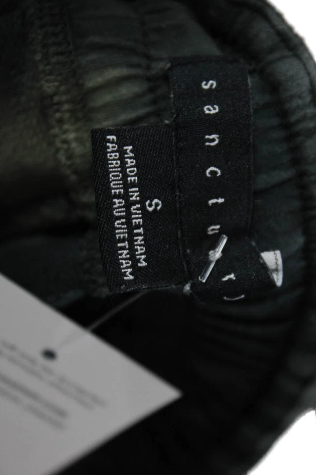 Pantalones deportivos Sanctuary para mujer de algodón tie-dye cintura elástica verde talla S Foto 4 de 4