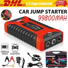 99800mAh Auto Starthilfe Jump Starter Ladegerät 12V Booster Powerbank PKW KFZ DE