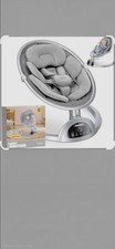 BabyBond BB009M-G Gray Baby Swing Bluetooth Remote Adjustable Speeds Timer Music