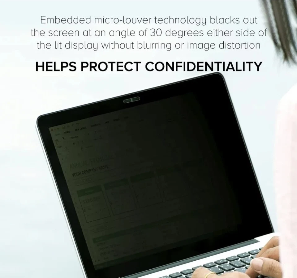 Screen protector with 2-way anti-spy filter compatible with Lenovo ThinkPad... - Image 2 of 3
