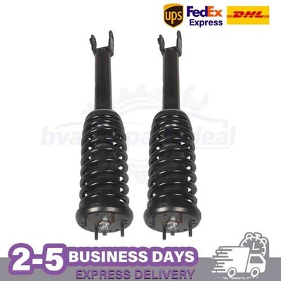 Pair Front Asorbers Struts Assys w/o Electric For Jaguar XF 2009-2015 RWD