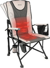 Heated Camping Chair - Fully Padded Heated Chairs Outdoor Sports - Heavy Duty He