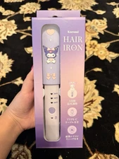 JAPAN - Sanrio Kuromi mini rechargeable hair iron - BRAND NEW SEALED