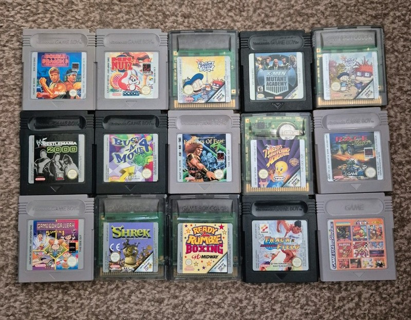 Game boy Game Bundle joblot 15 games cartidges only all tested