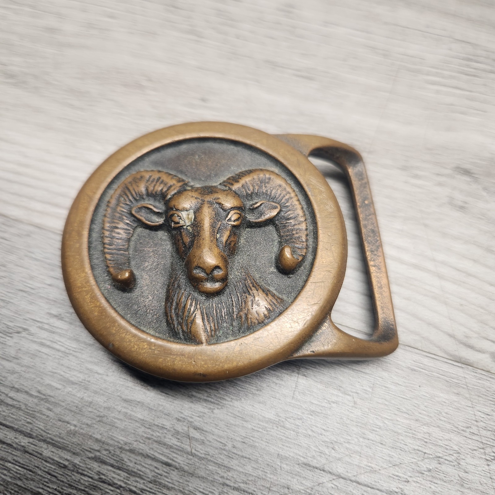 Vintage Tech-Ether Guild 1978 Solid Brass Big Hor… - image 1