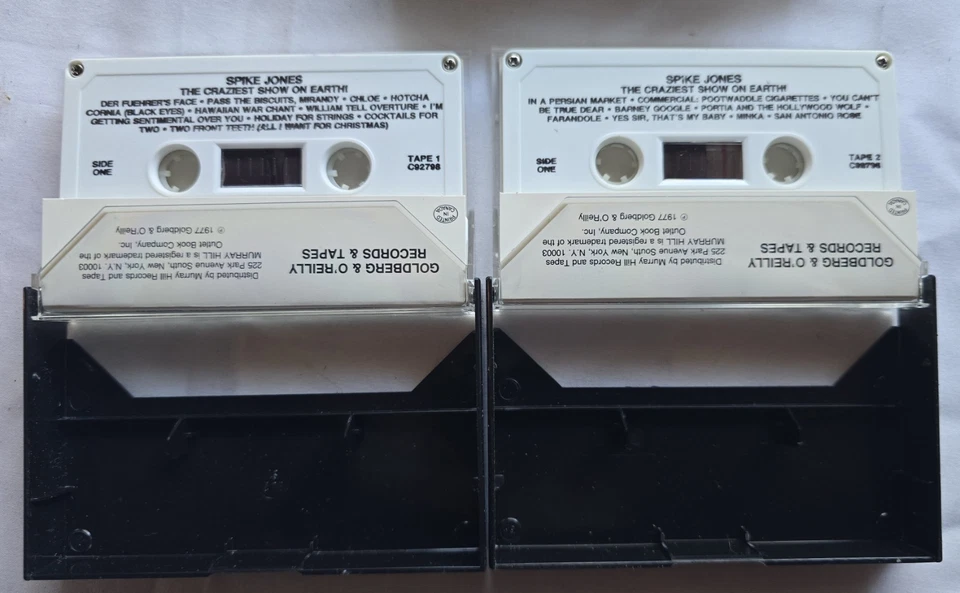 SPIKE JONES THE CRAZIEST SHOW ON EARTH - 2 Audio Cassette Box Set - Image 3 of 3