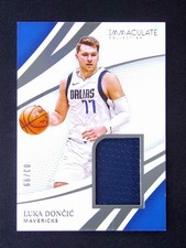 2020-21 Panini Immaculate Luka Doncic Jersey GU Patch /99