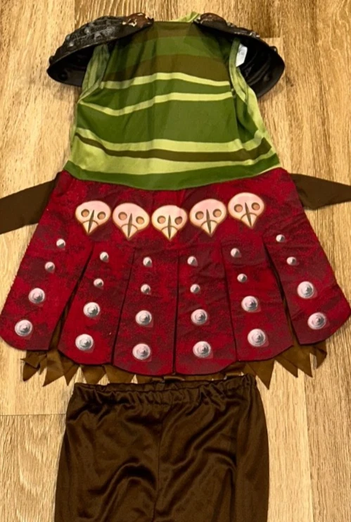 Disfraz original de Astrid de Cómo entrenar a tu dragón 2010 para niñas talla 4/5 pequeño Rubíes Foto 3 de 4