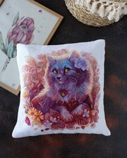 Counted Cross Stitch/Tapestry Cushion Pillow Cover SOFT PAWS Embroidery Kit