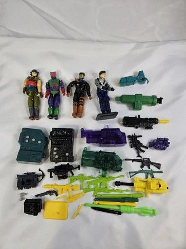 Vintage G.I. Joe 80's 90's Figure & Accessories Lot - Weapons