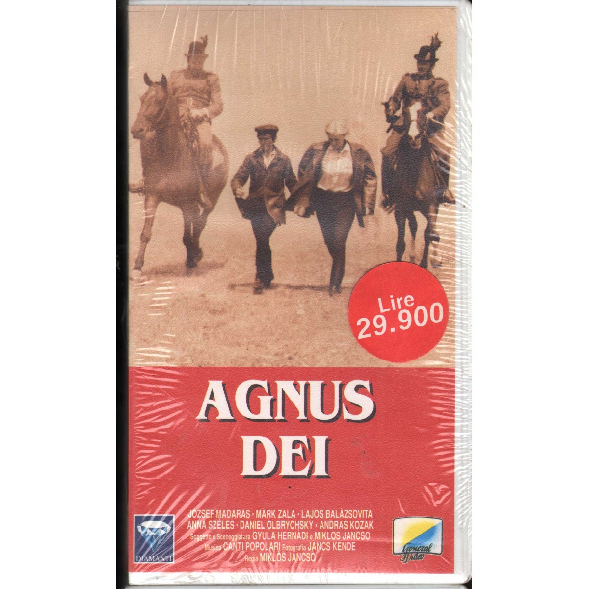 Agnus Dei VHS Miklos Jancso Univideo CE32592 Sealed Hungarian Audio