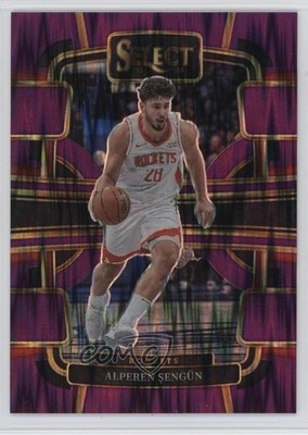 2023-24 Panini Select Concourse Purple Flash Prizm 27/175 Alperen Sengun #13 0w8