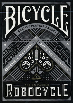 Playing Cards Deck black or blue POKER size USPCC BICYCLE ROBOCYCLE DECK