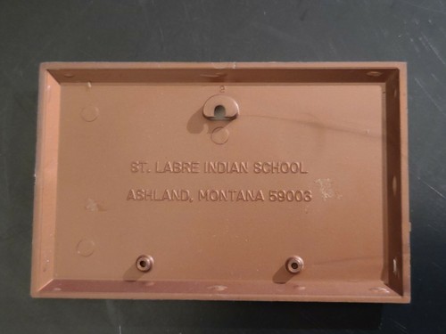 Vintage Indian Prayer Plastic Wall Plaque St. Labre School Ashland Montana - Picture 6 of 7
