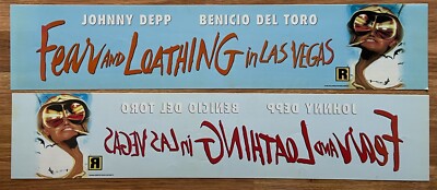   Fear And Loathing In Las Vegas - Double-Sided - Movie Theater Mylar / Poster