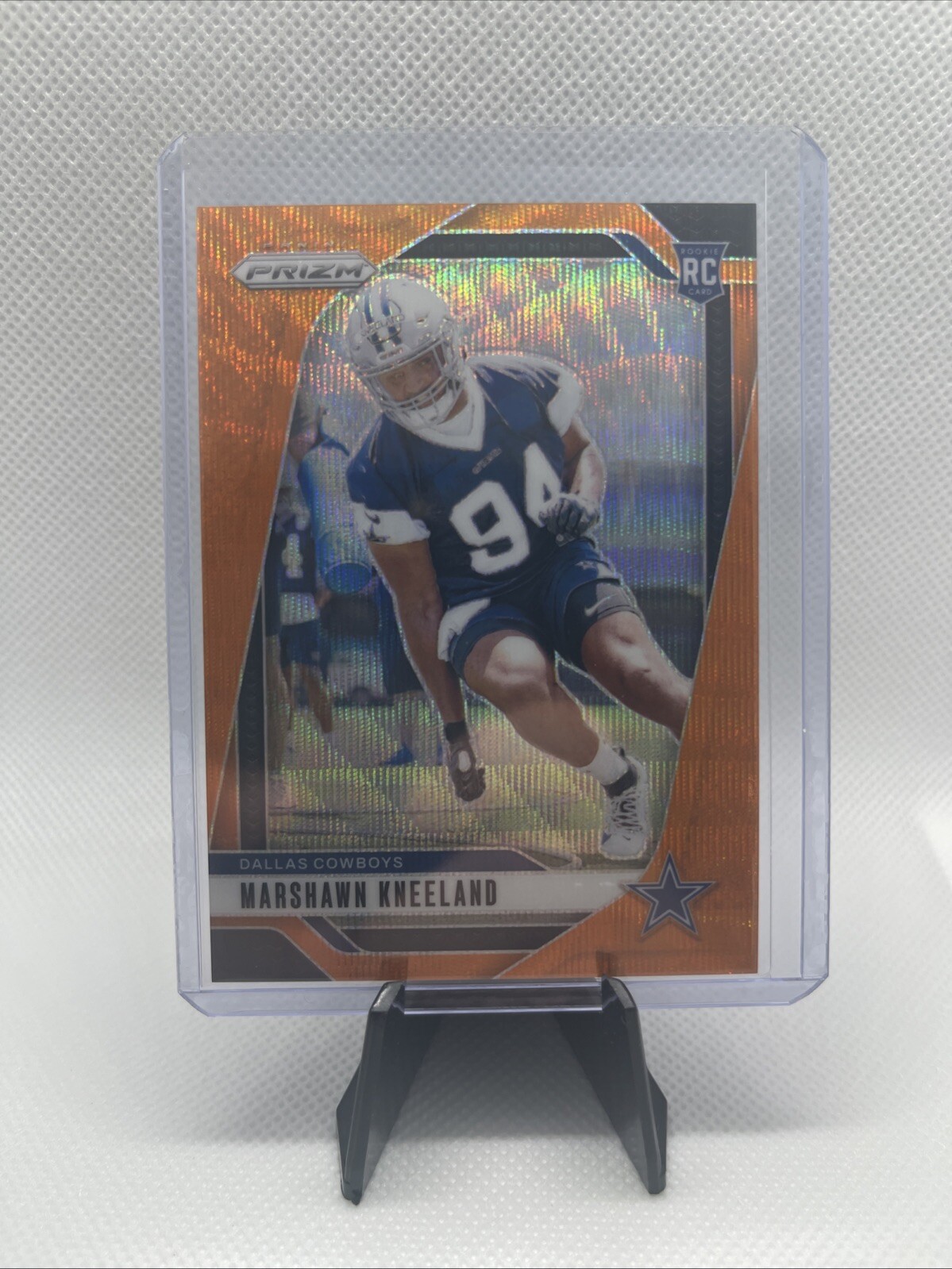 MARSHAWN KNEELAND 2024 Panini Prizm Orange Wave /60 RC Rookie