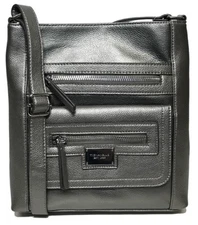 NWT Tignanello Perfect Pockets Large Function Cross Body, Zinc MSRP: $149.00