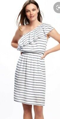 old navy blue and white dress