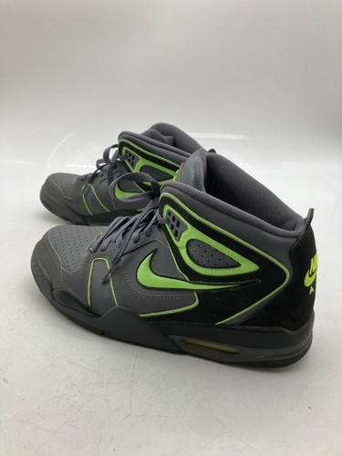 Mens Nike Air Flight Falcon 'Dark Grey Voltage' 397204-030- Size 10.5 Some Wear - Picture 6 of 10