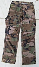 US Army Woodland camouflage Style Cargo Combat trousers W34" L33.5"