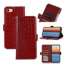 Colorful Genuine Cowhide Leather Flip Wallet Case for iPhone