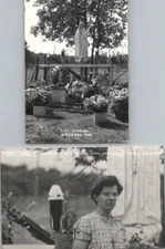 LOT C1950 Necedah WI Shrine Mary Van Hoof Queen Holy Rosary RPPC Mediatrix Peace