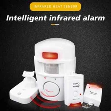 Wireless Remote Controlled Mini Alarm with IR Infrared Motion Sensor Detector