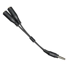 HyperX 3.5mm Stereo Audio Male to 2 Female Headset Mic TRRS Y Splitter Cable