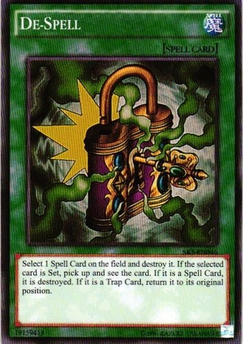 DE-SPELL YuGiOh YU GI OH Custom Anime Collectible Card | eBay