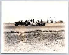 Racing Hatfield Motors Car #19 Tow Truck (IMS c1950?) 4x5 Photo VGC Ed Hitze