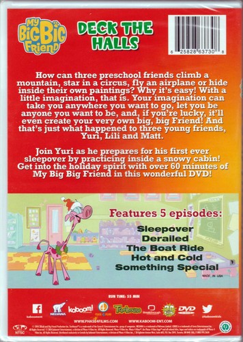 MY BIG BIG Friend DECK THE HALLS a DVD of CHILDRENS Kid CHRISTMAS Animated VIDEO - Picture 2 of 2