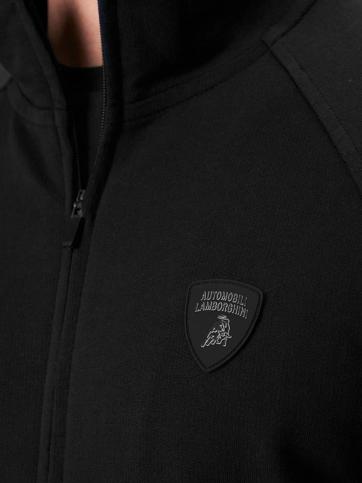 Sudadera Oficial Lamborghini Cremallera Completa Negra Foto 4 de 4