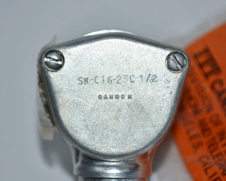 1 nos 90° ITT Cannon PLUG CONNECTOR 16 pin SK-C16-23C-1/2 sk-23c-1/2 - Image 3 of 4