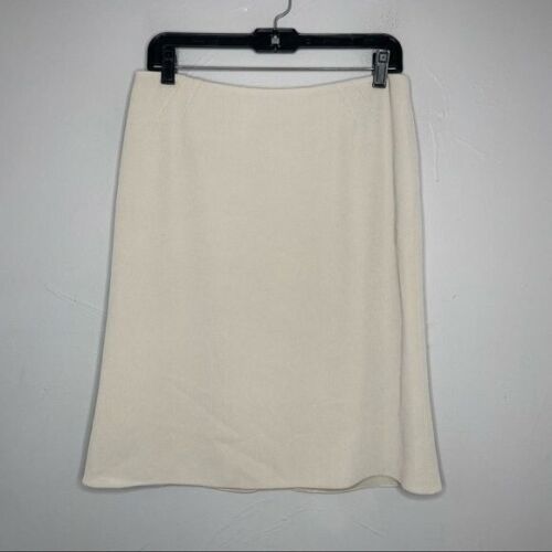 ARMANI COLLEZIONI Tan Cream Pencil Skirt Size 6 - image 1