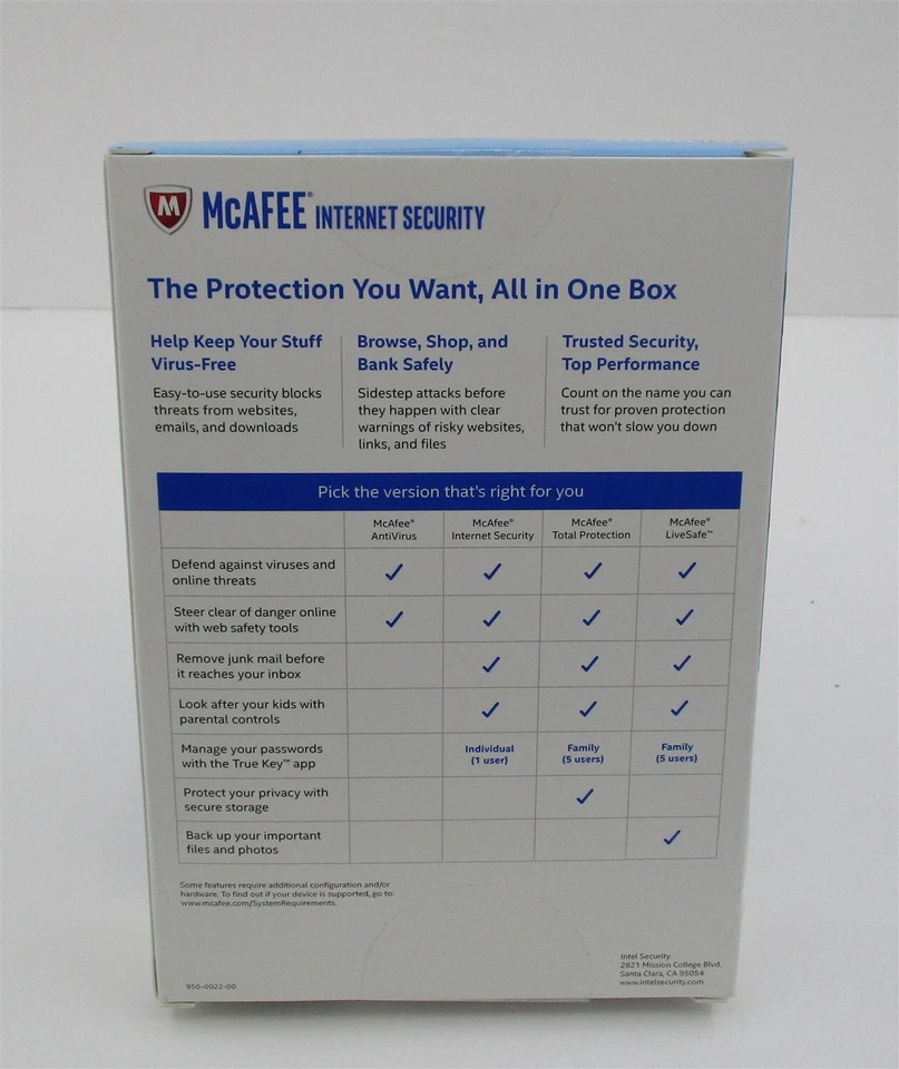 McAfee MIS17ETGORAA 2017 Total Protection, 10 Devices - Image 2 of 2