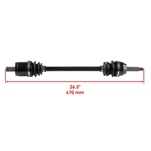 Front & Rear Complete CV Axle For Polaris Ranger Crew 700 08-09 Left & Right - Bild 6 von 10