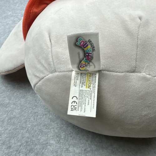Disney Dumbo 8” Squishmallow Plush Elephant KellyToy Gray Nice Clean - Picture 3 of 5